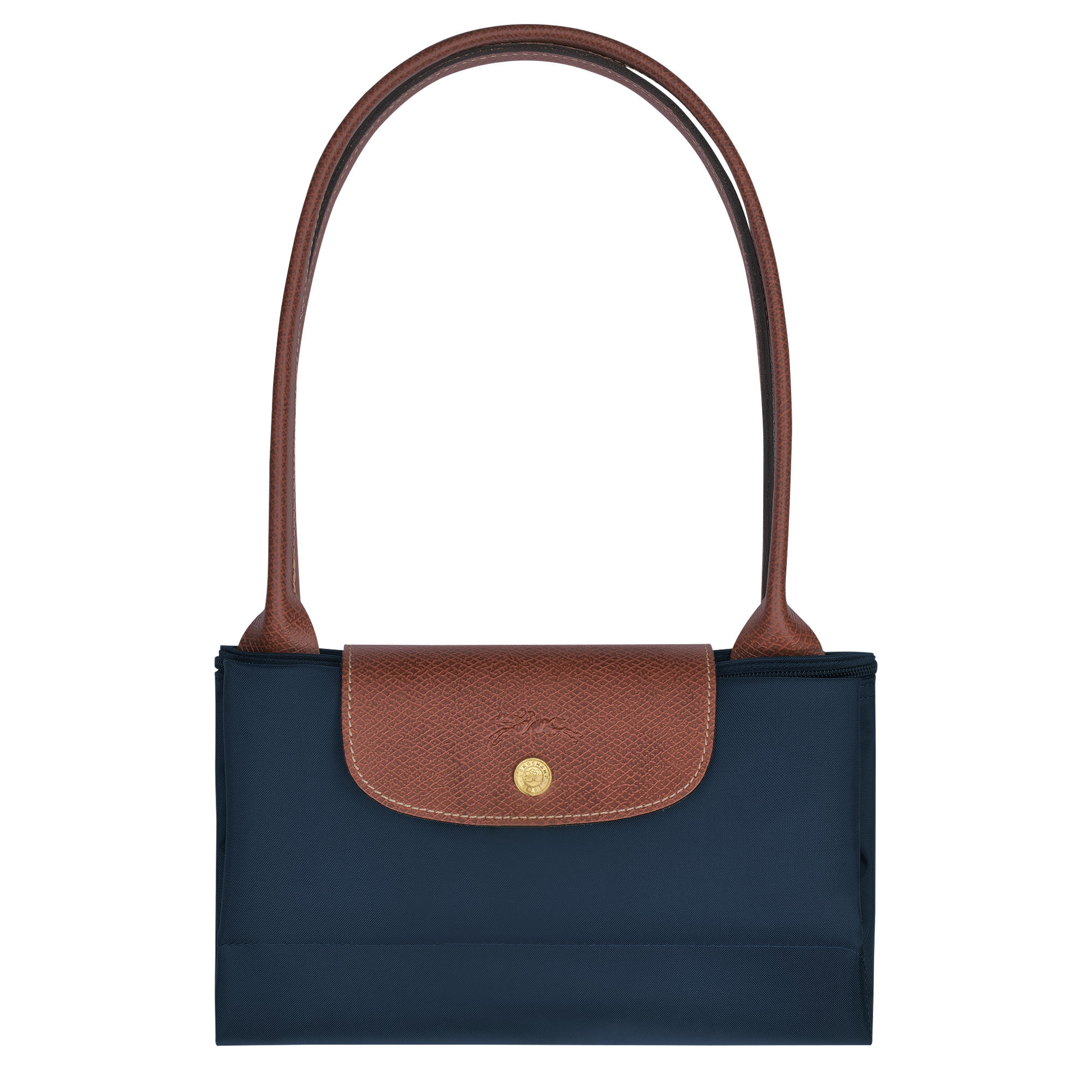 Le Pliage Original L Tote bag / Navy - Recycled canvas - 图片 6