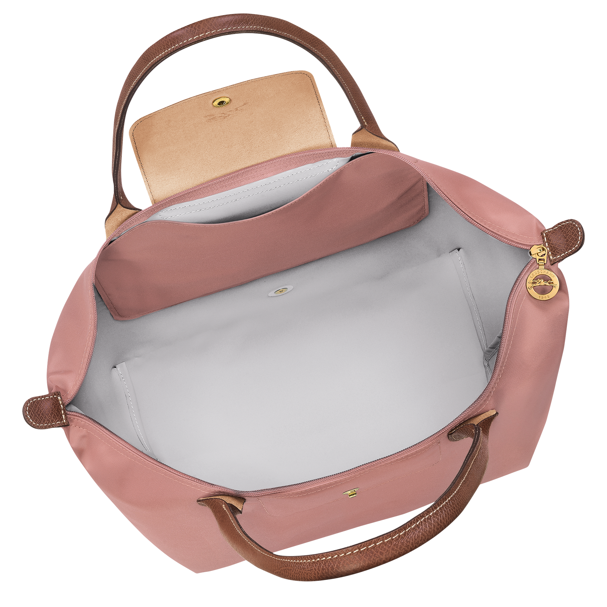 Le Pliage Original L Tote bag / Pink Tea - Recycled canvas - 图片 5