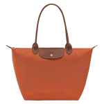 Le Pliage Original L Tote bag / Brick - Recycled canvas