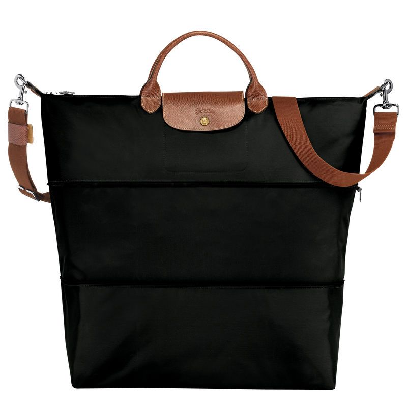 Le Pliage Original Travel bag expandable / Black - Recycled canvas - 图片 40