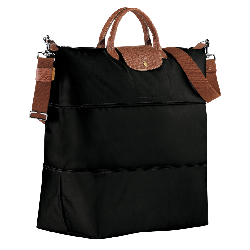Le Pliage Original Travel bag expandable / Black - Recycled canvas - 图片 30