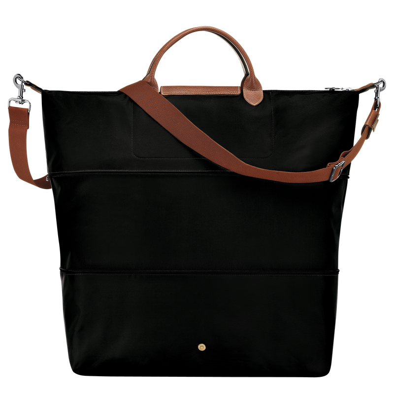 Le Pliage Original Travel bag expandable / Black - Recycled canvas - 图片 33