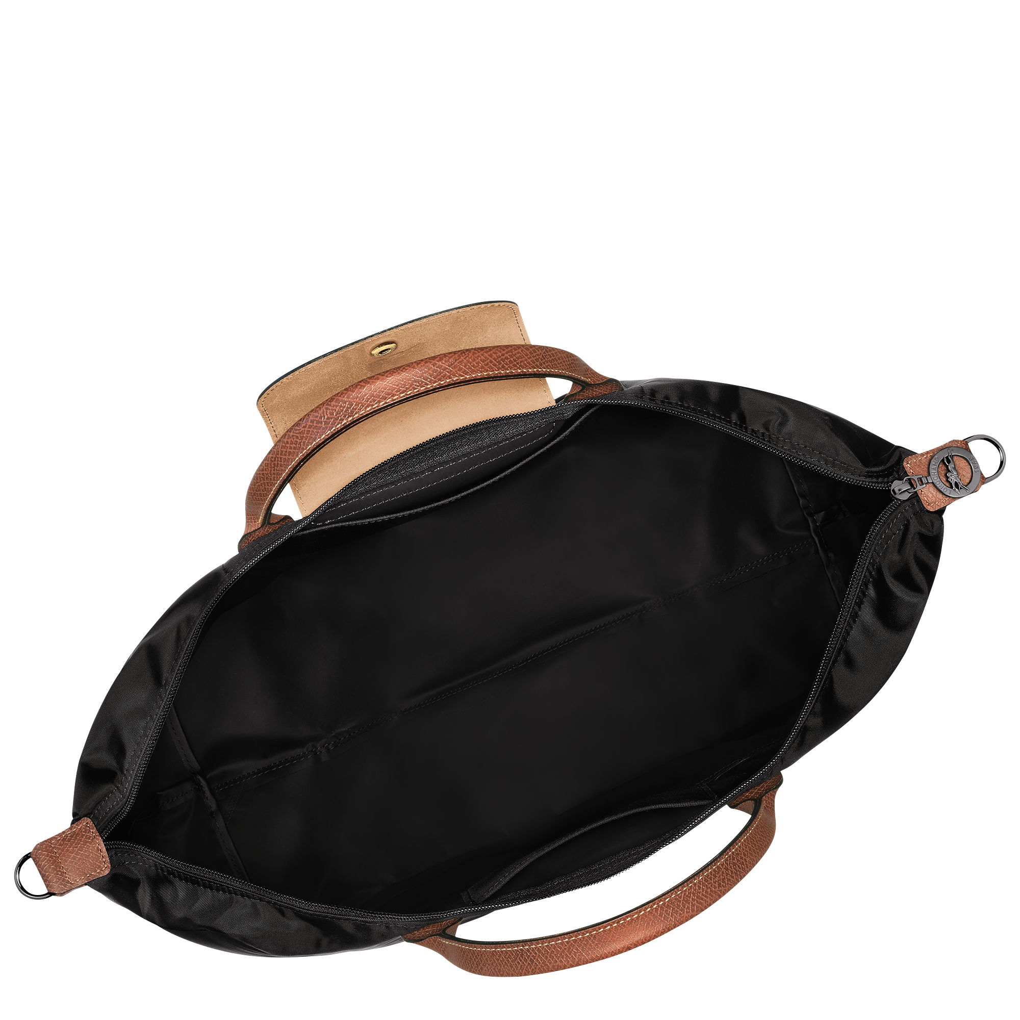 Le Pliage Original Travel bag expandable / Black - Recycled canvas - 图片 5