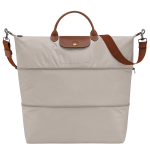 Le Pliage Original Travel bag expandable / Pebble - Recycled canvas