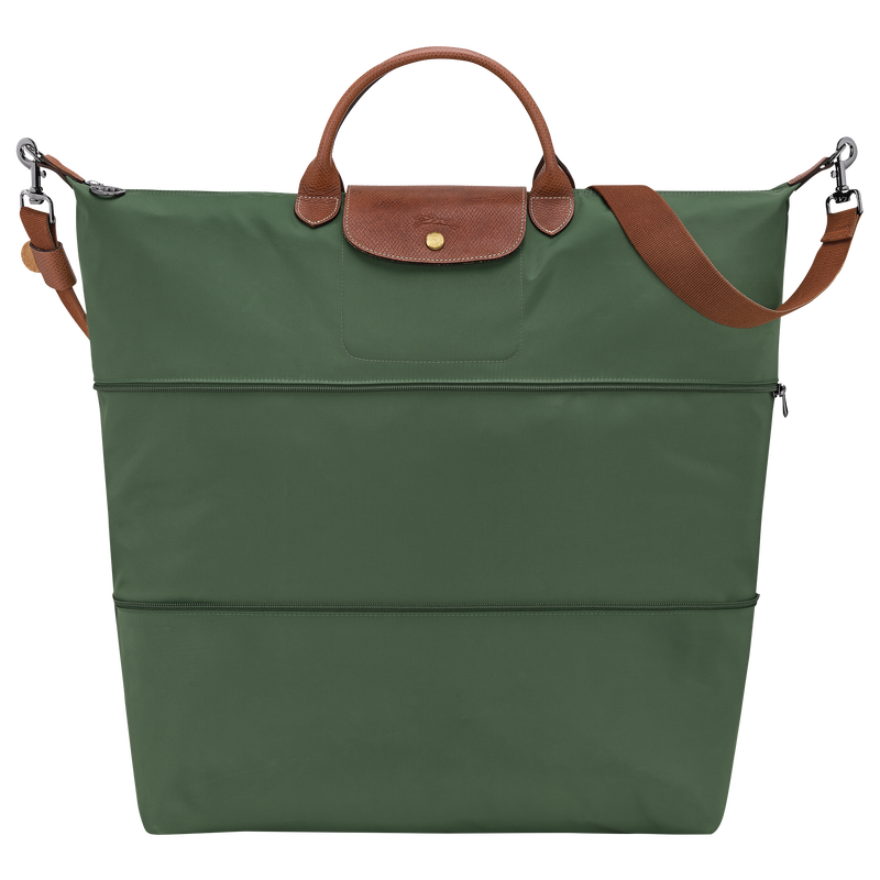 Le Pliage Original Travel bag expandable / Black - Recycled canvas - 图片 19