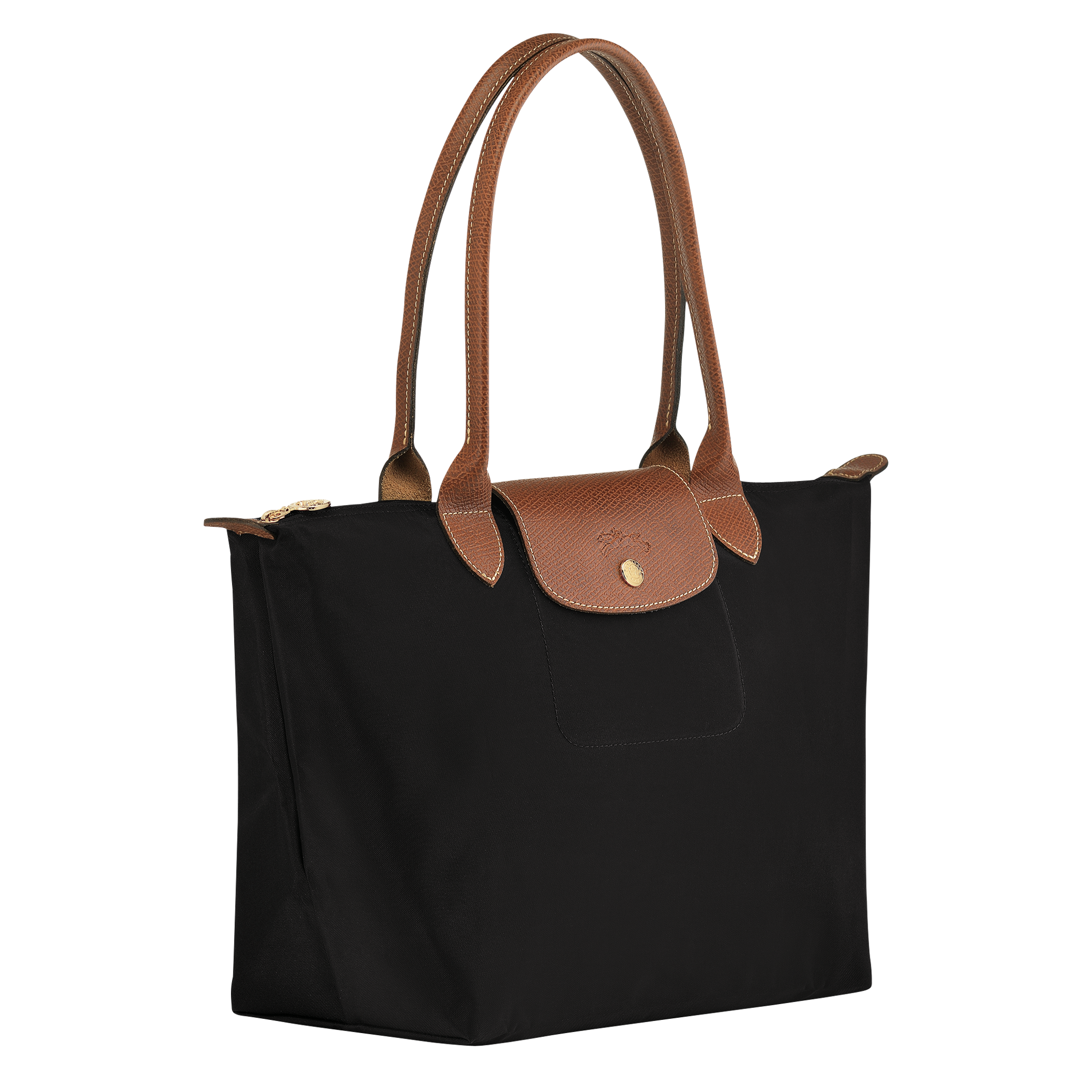 Le Pliage Original M Tote bag / Black - Recycled canvas - 图片 3