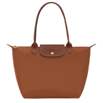 Le Pliage Original M Tote bag / Cognac - Recycled canvas