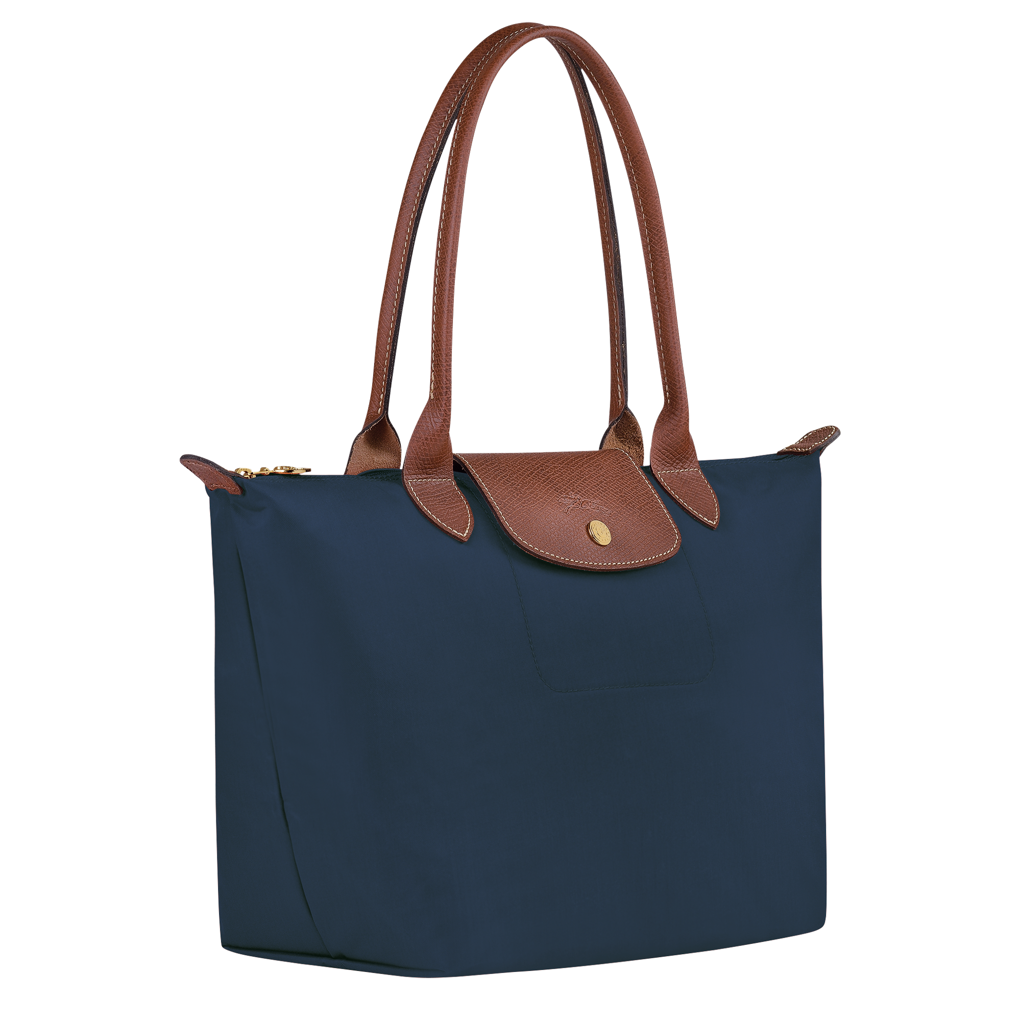 Le Pliage Original M Tote bag / Navy - Recycled canvas - 图片 3
