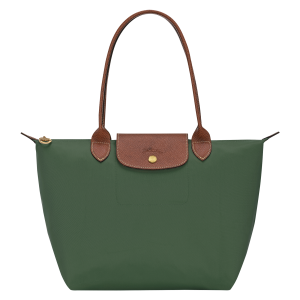 Le Pliage Original M Tote bag / British Green - Recycled canvas