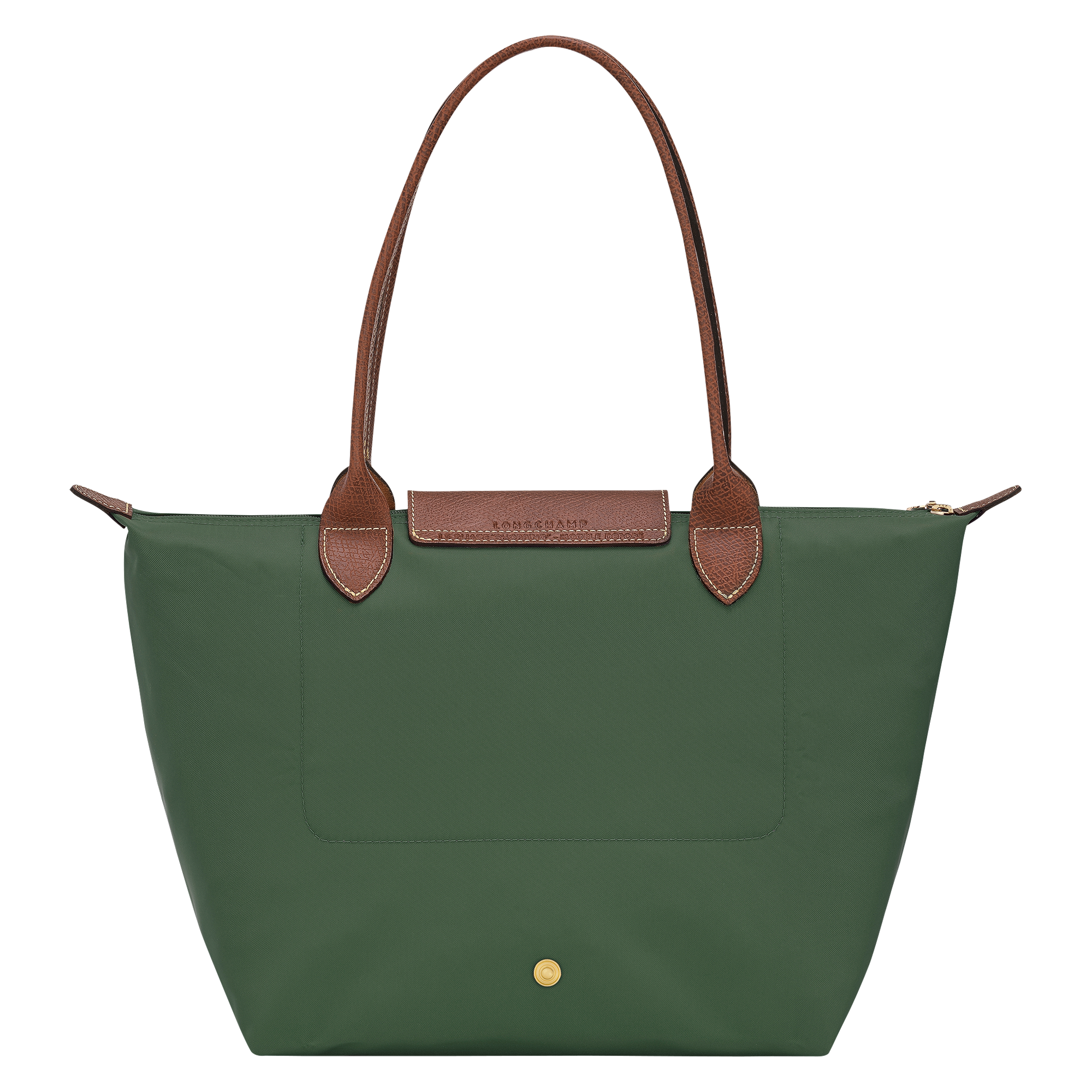 Le Pliage Original M Tote bag / British Green - Recycled canvas - 图片 4