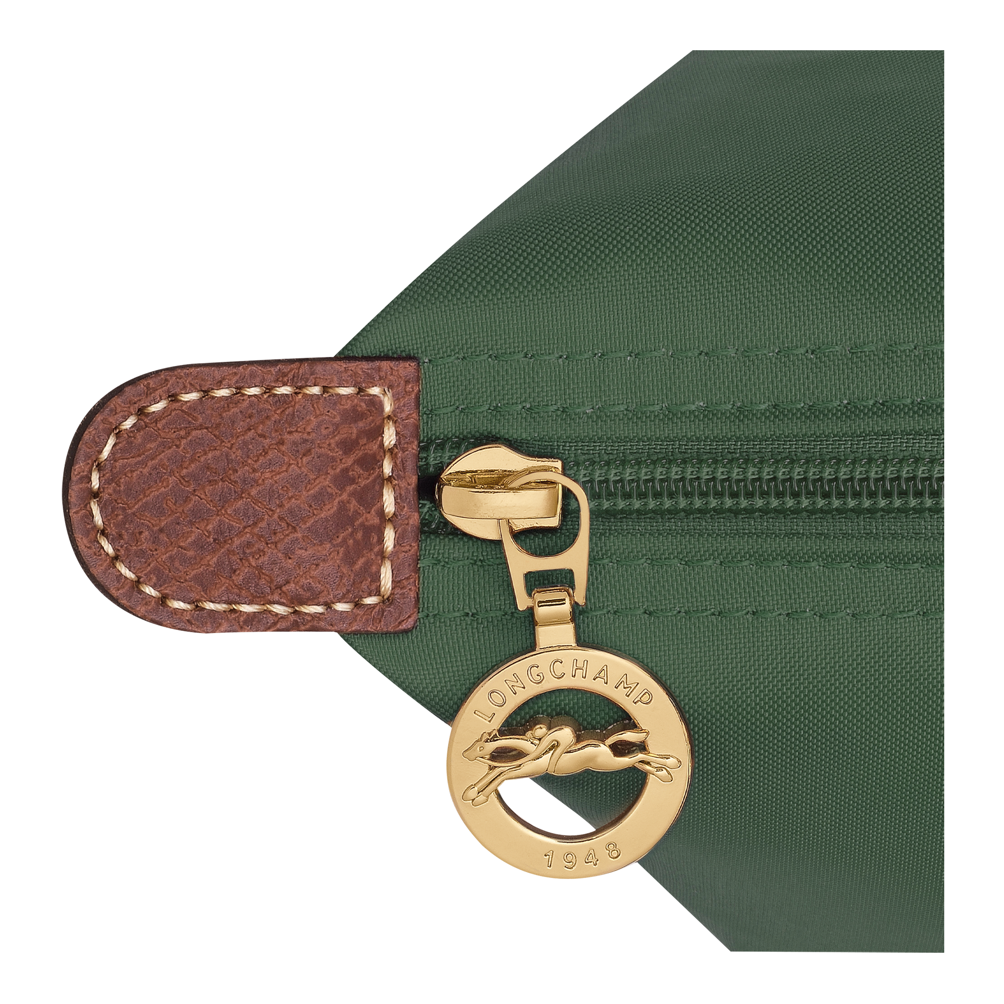 Le Pliage Original M Tote bag / British Green - Recycled canvas - 图片 6