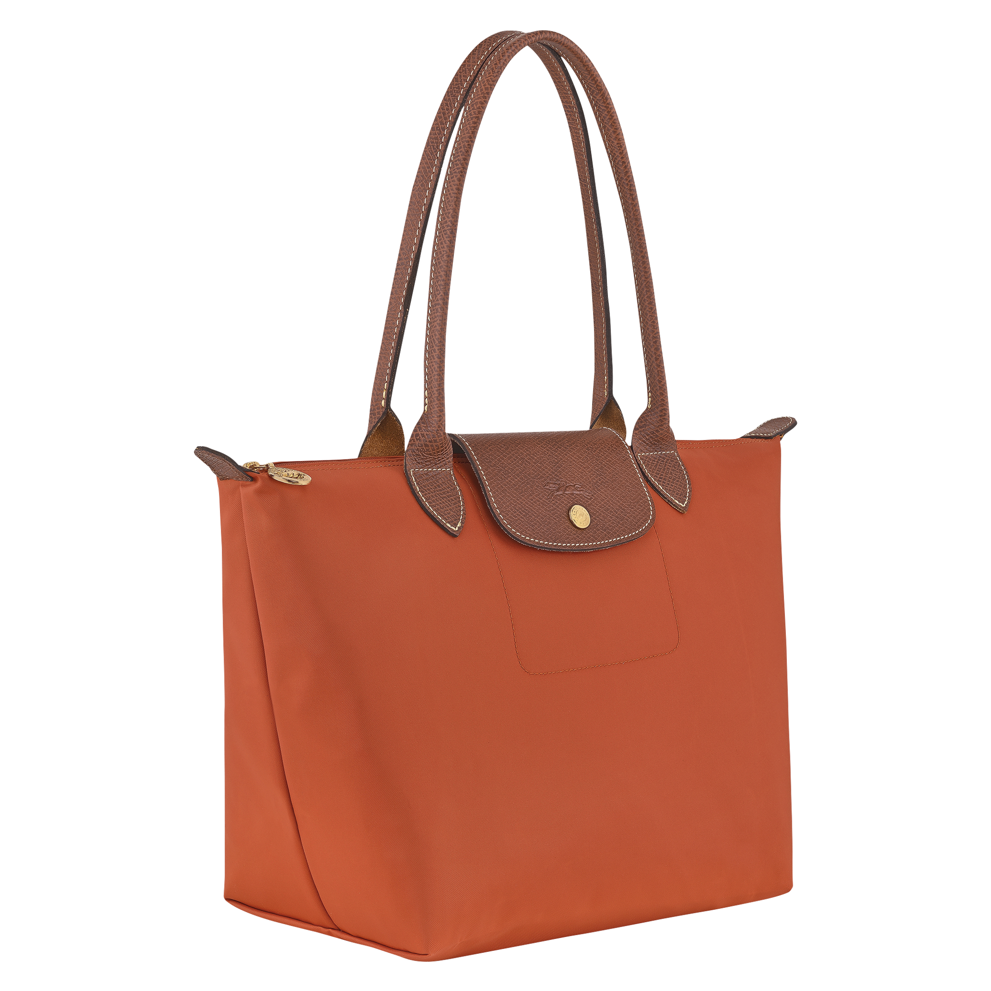 Le Pliage Original M Tote bag / Brick - Recycled canvas - 图片 3