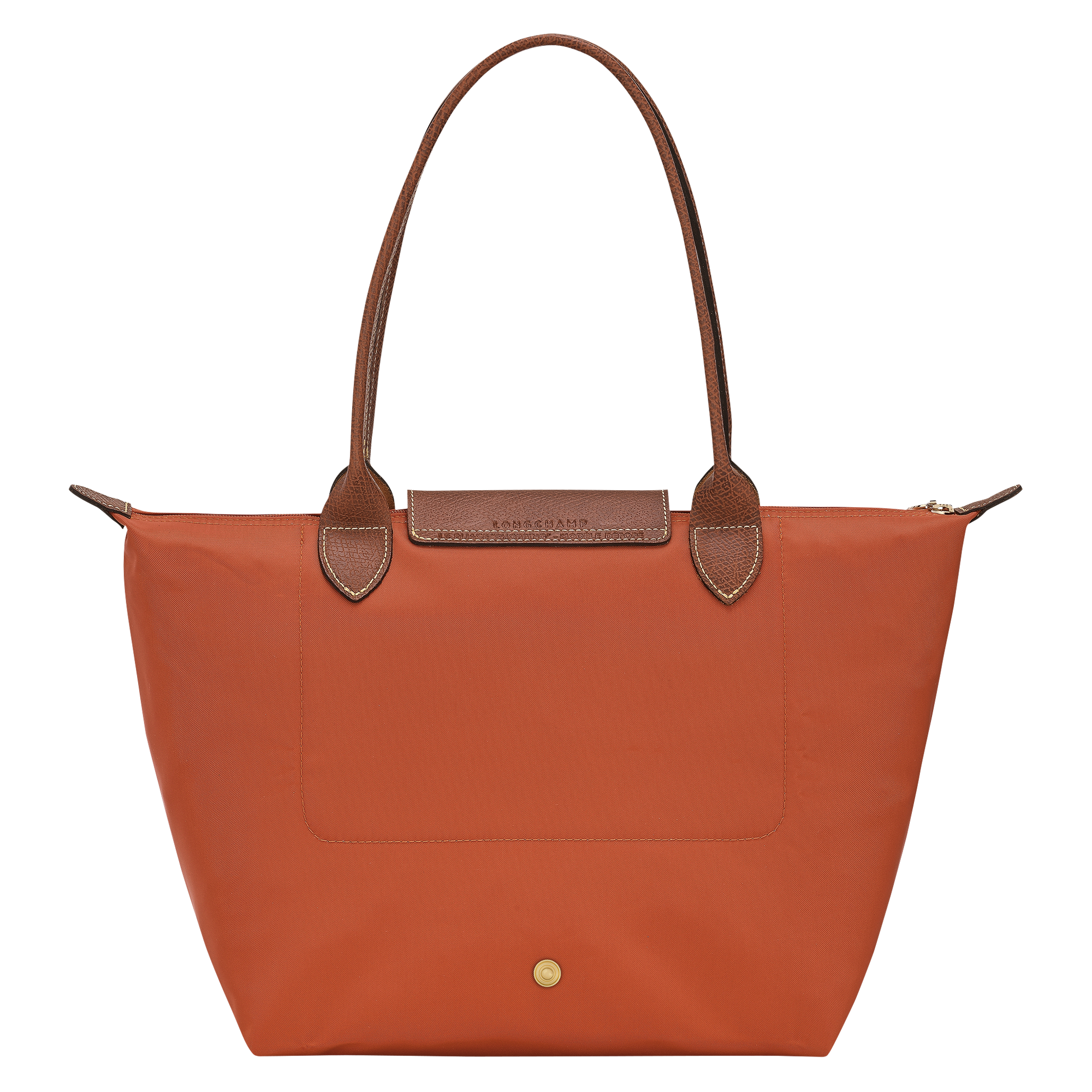 Le Pliage Original M Tote bag / Brick - Recycled canvas - 图片 4