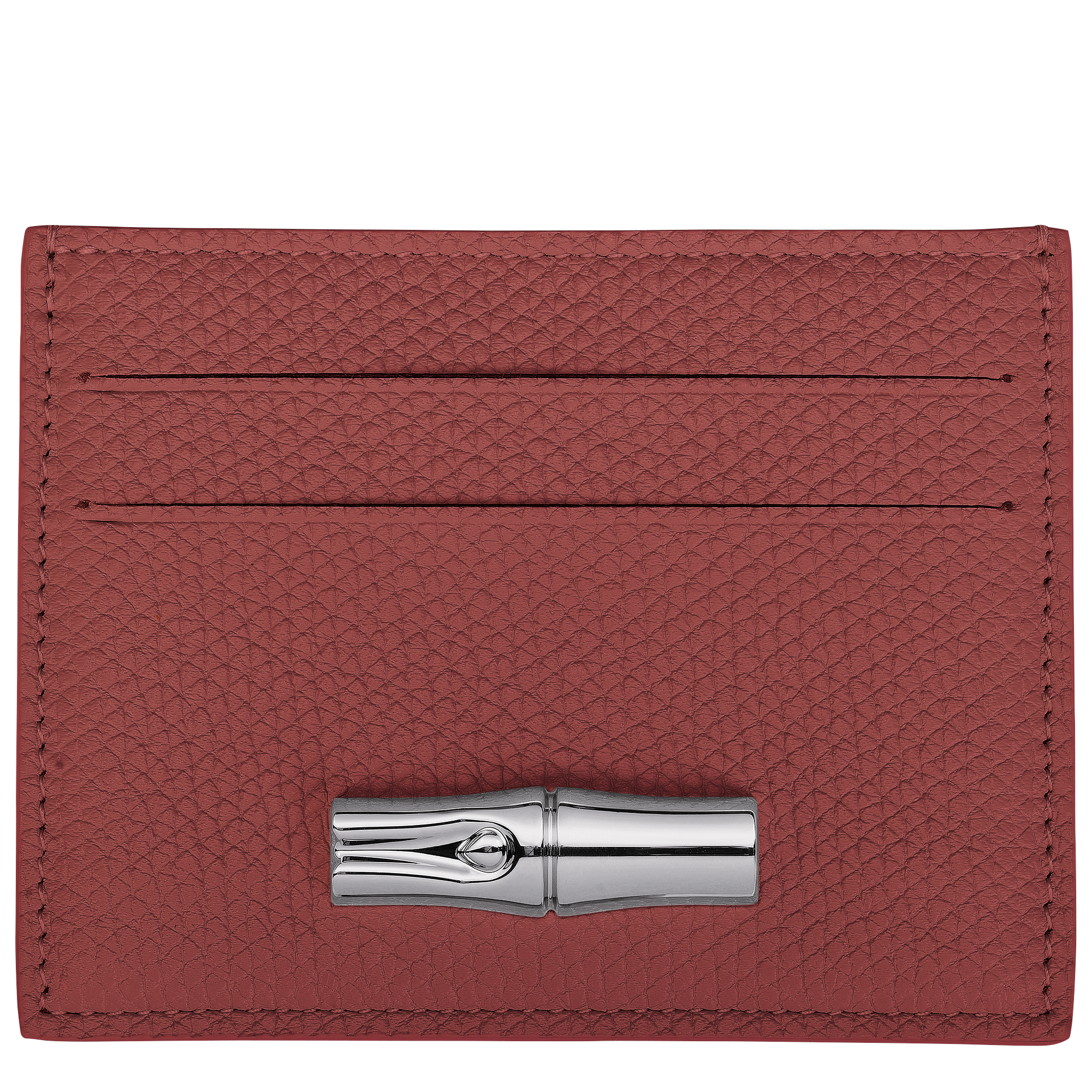 Le Roseau Card holder / Chestnut - Leather