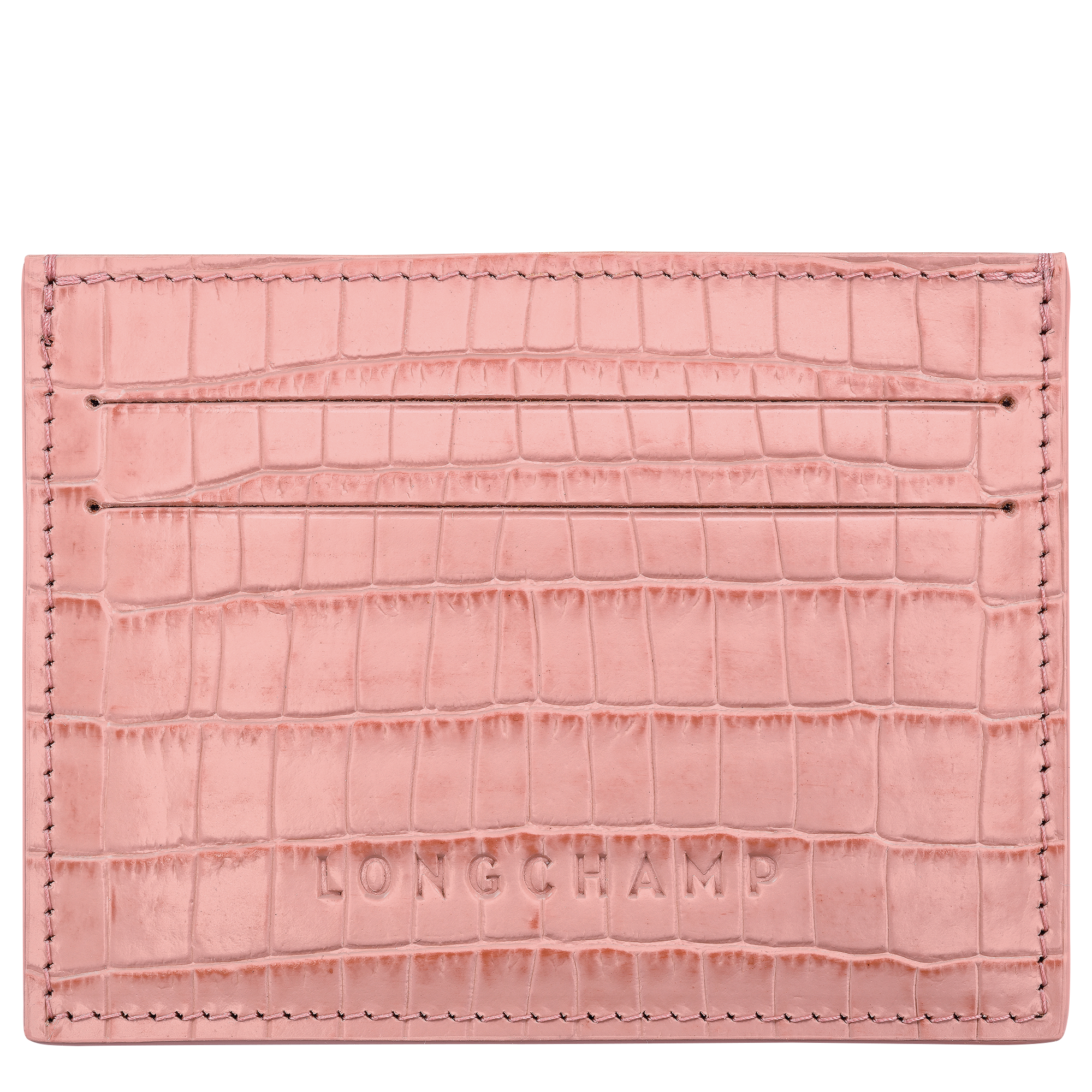 Longchamp Pocket Card holder / Pink Tea - Leather