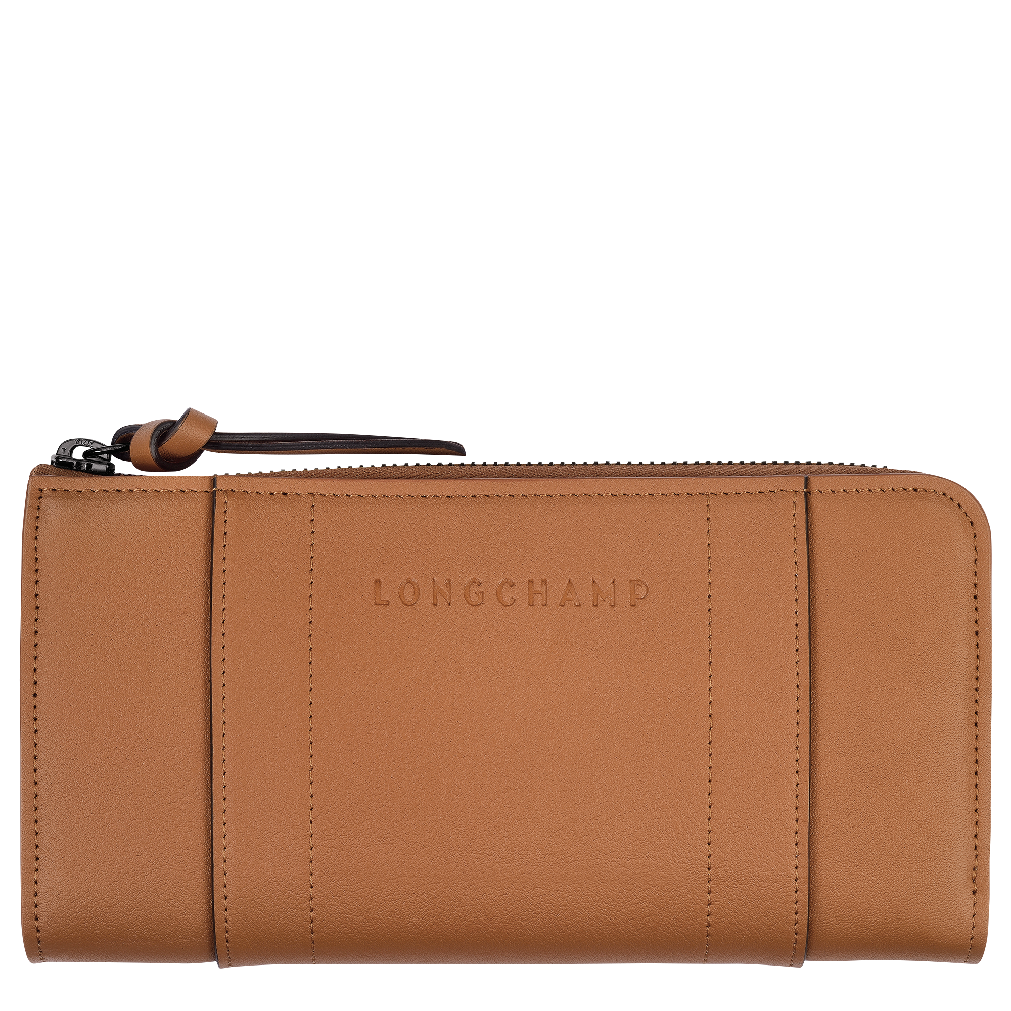 Longchamp 3D Zip around wallet / Natural - Leather