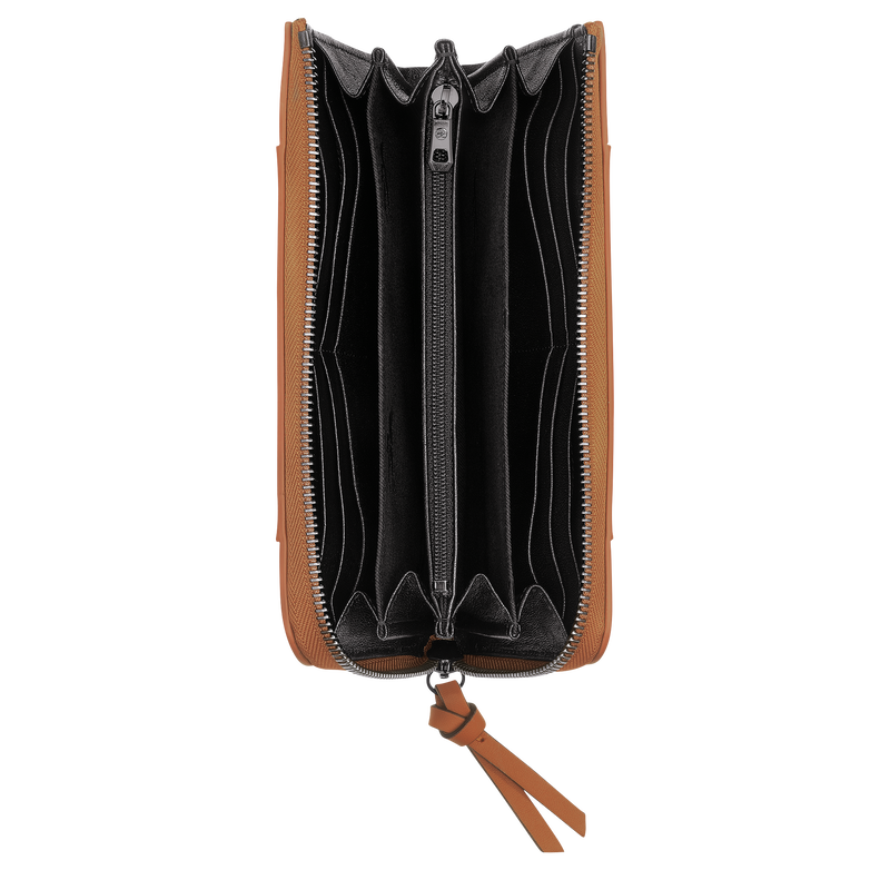 Longchamp 3D Zip around wallet / Natural - Leather - 图片 5