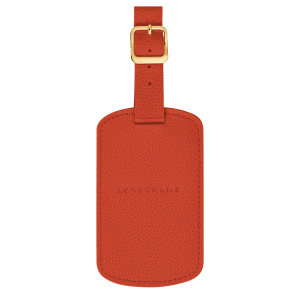 Le Foulonné Luggage tag / Paprika - Leather